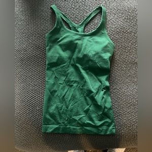 Lululemon forest green tank top